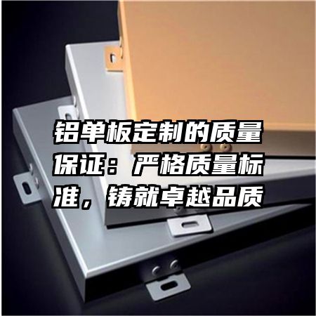 铝单板定制的质量保证：严格质量标准，铸就卓越品质
