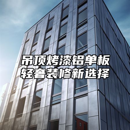 吊顶烤漆铝单板轻奢装修新选择