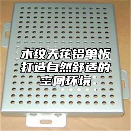 木纹天花铝单板打造自然舒适的空间环境