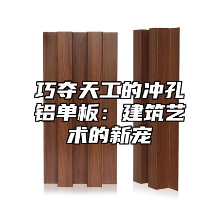 巧夺天工的冲孔铝单板：建筑艺术的新宠