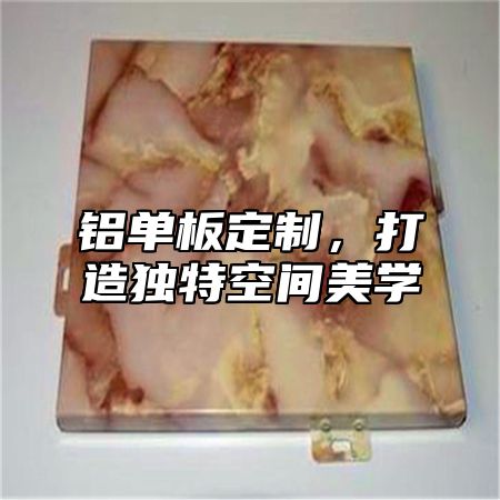 铝单板定制，打造独特空间美学