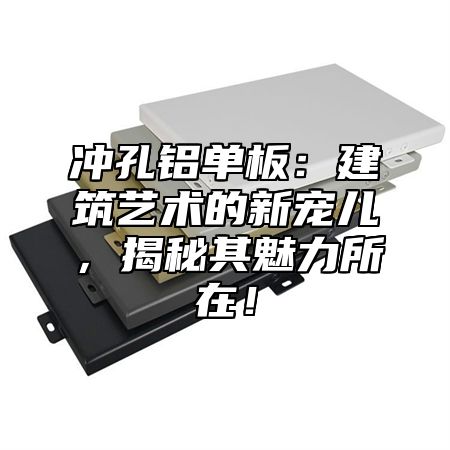 冲孔铝单板：建筑艺术的新宠儿，揭秘其魅力所在！