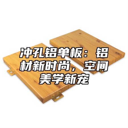冲孔铝单板：铝材新时尚，空间美学新宠