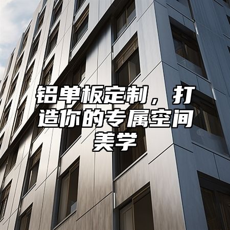 铝单板定制，打造你的专属空间美学