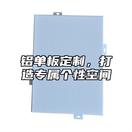 铝单板定制，打造专属个性空间