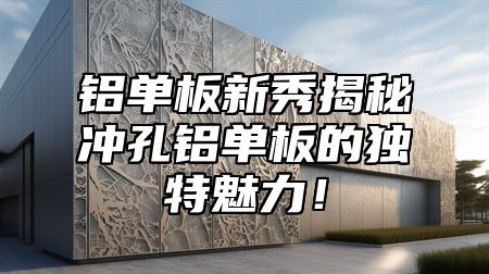 铝单板新秀揭秘冲孔铝单板的独特魅力！