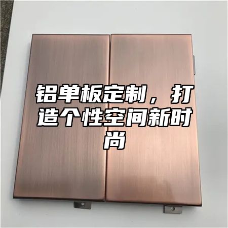 铝单板定制，打造个性空间新时尚