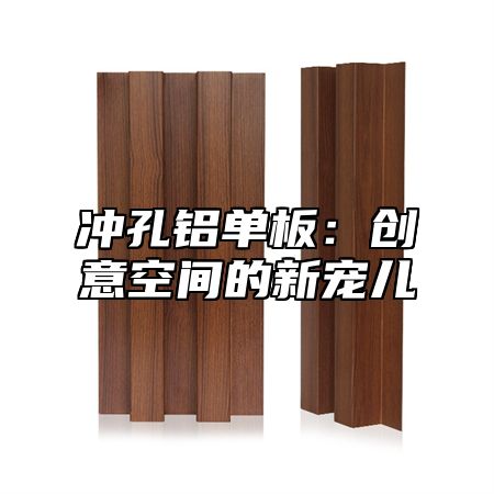 冲孔铝单板：创意空间的新宠儿