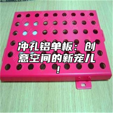 冲孔铝单板：创意空间的新宠儿！