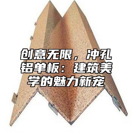 创意无限，冲孔铝单板：建筑美学的魅力新宠