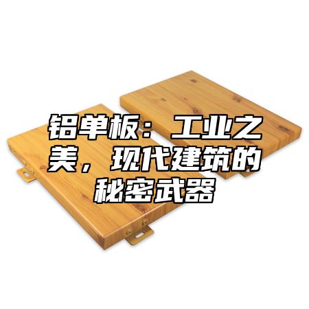 铝单板：工业之美，现代建筑的秘密武器