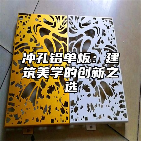 冲孔铝单板：建筑美学的创新之选