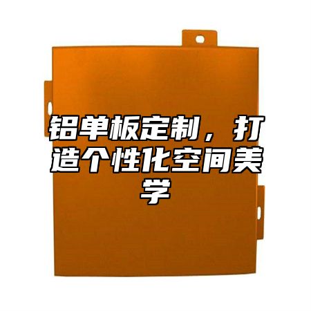 铝单板定制，打造个性化空间美学