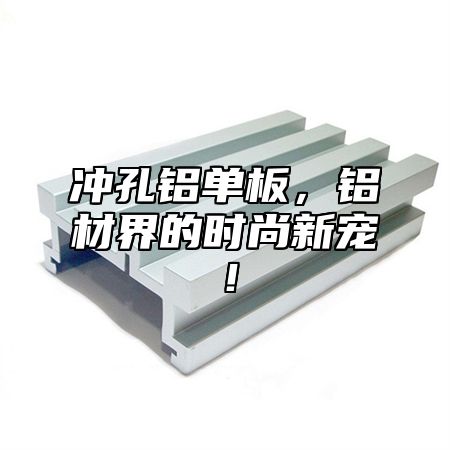 冲孔铝单板，铝材界的时尚新宠！